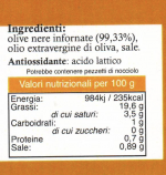Paté di Olive Nere di Nocellara del Belice etichetta