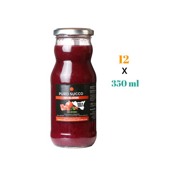 Puro Succo di Melagrana – artigianale siciliano 350 ml 12 pz aggiornato