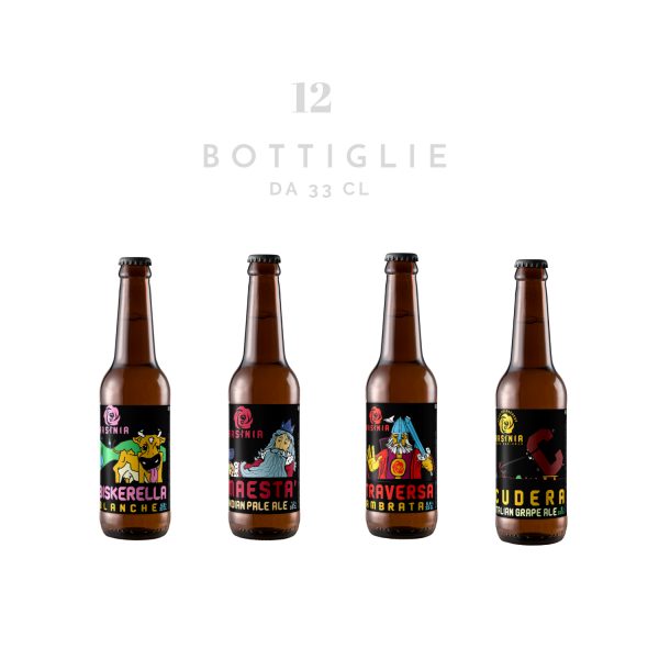 Kit birra agricola toscana 12 bottiglie da 33 cl - Rasinia